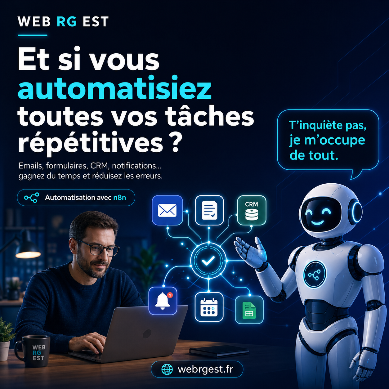 Automatisation IA - Robot assistant WEB RG EST